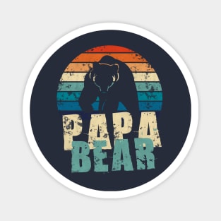 Mens papa bear funny Magnet